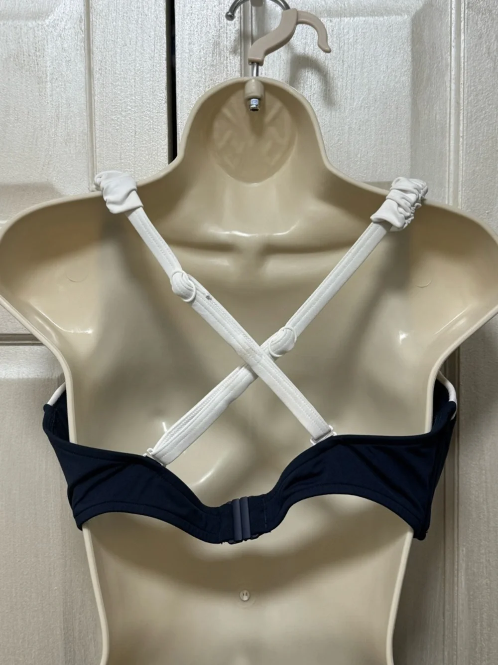 Seafolly Australia Sz US 10 (38inch bust) Bikini Top Adjustable Strap Navy Blue